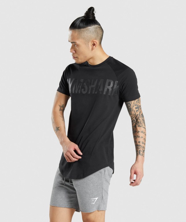 Sudaderas Gymshark Bold Negras Negras | BQtQPBthMd4