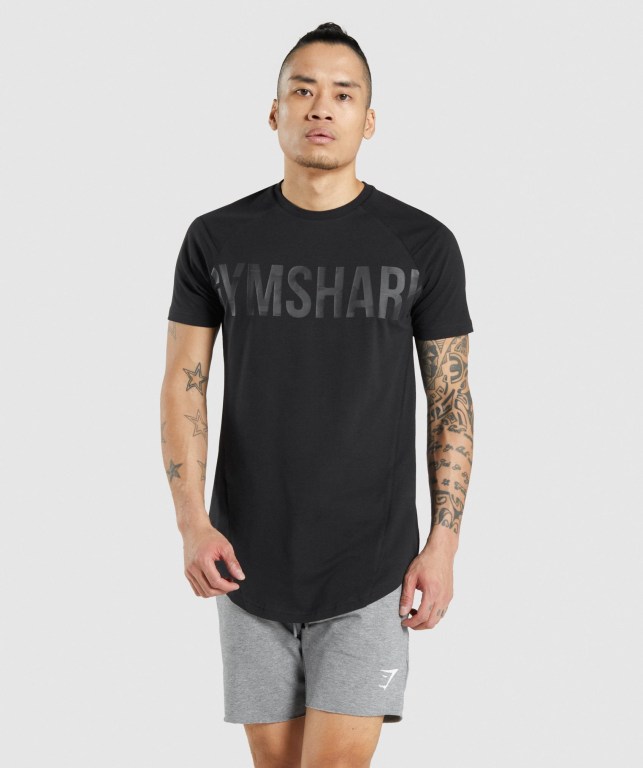 Sudaderas Gymshark Bold Negras Negras | BQtQPBthMd4