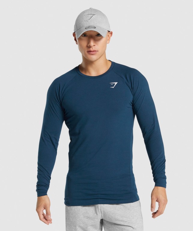 Sudaderas Gymshark Critical 2.0 Azul Marino | Q15BVWAfT32