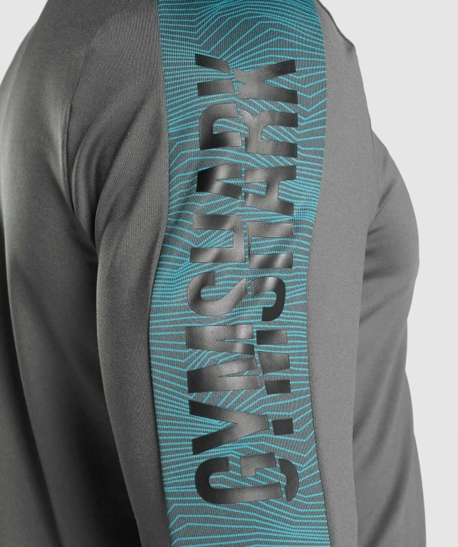 Sudaderas Gymshark Deporte Crew Gris | YTtdQgucUJr