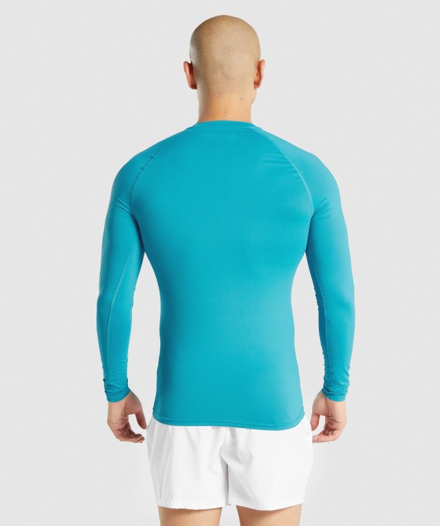 Sudaderas Gymshark Element Baselayer Azules | FAQkSNde3rY