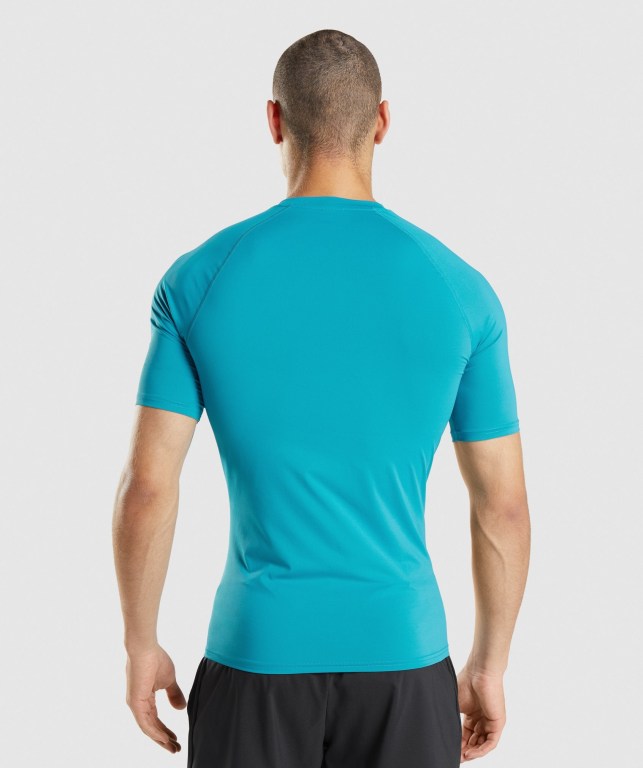 Sudaderas Gymshark Element Baselayer Azules | jCrDAeYXk86