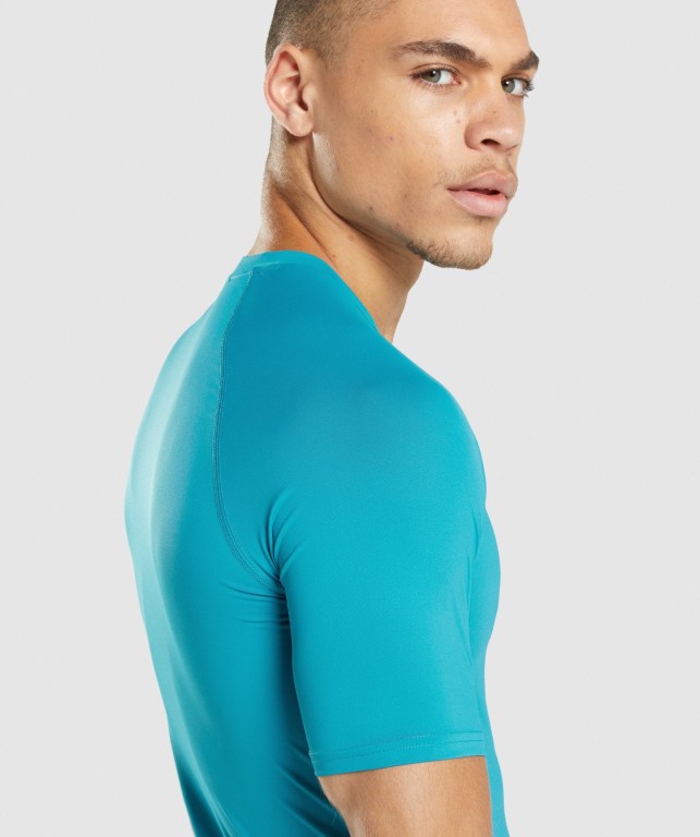 Sudaderas Gymshark Element Baselayer Azules | jCrDAeYXk86