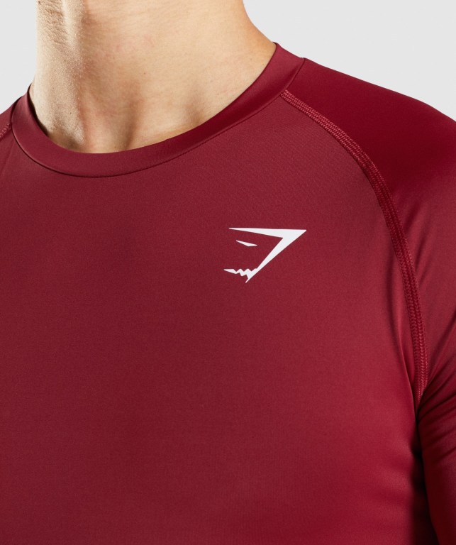 Sudaderas Gymshark Element Baselayer Burdeos | NEiVUzfR3Tq