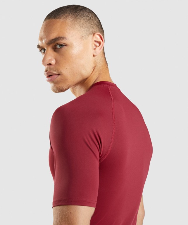 Sudaderas Gymshark Element Baselayer Burdeos | NEiVUzfR3Tq