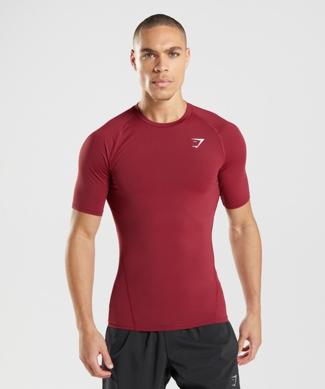 Sudaderas Gymshark Element Baselayer Burdeos | NEiVUzfR3Tq