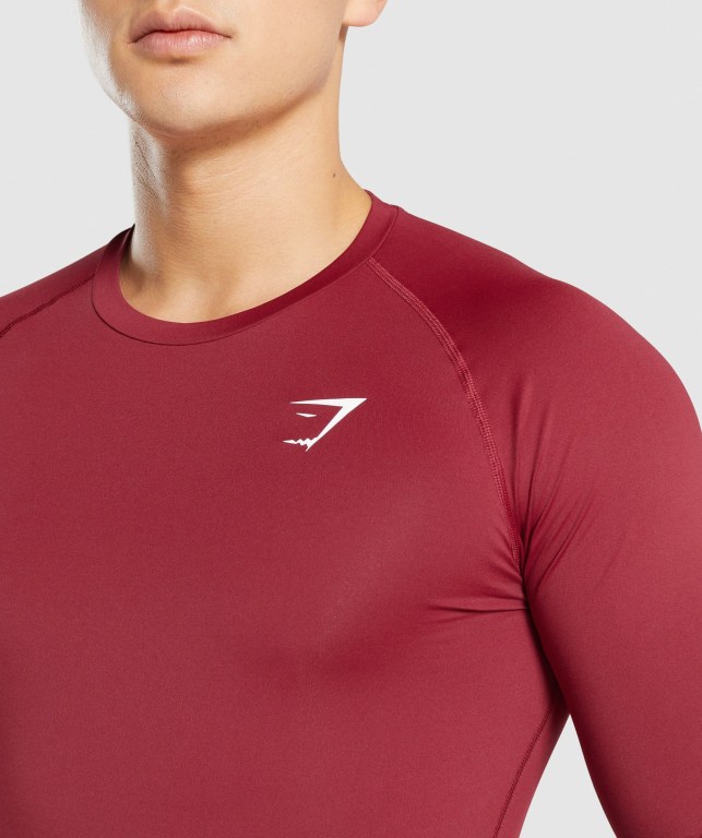 Sudaderas Gymshark Element Baselayer Burdeos | yfJmCsXfakw