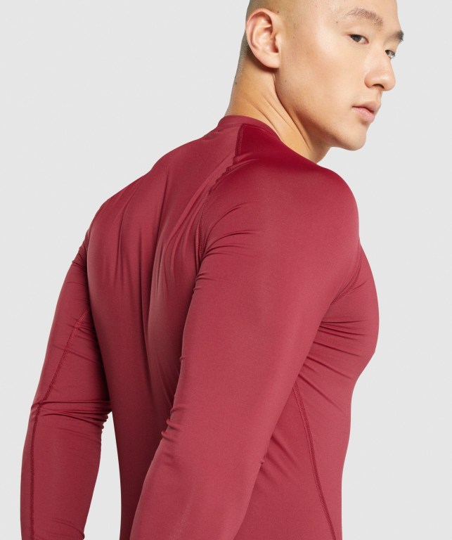 Sudaderas Gymshark Element Baselayer Burdeos | yfJmCsXfakw