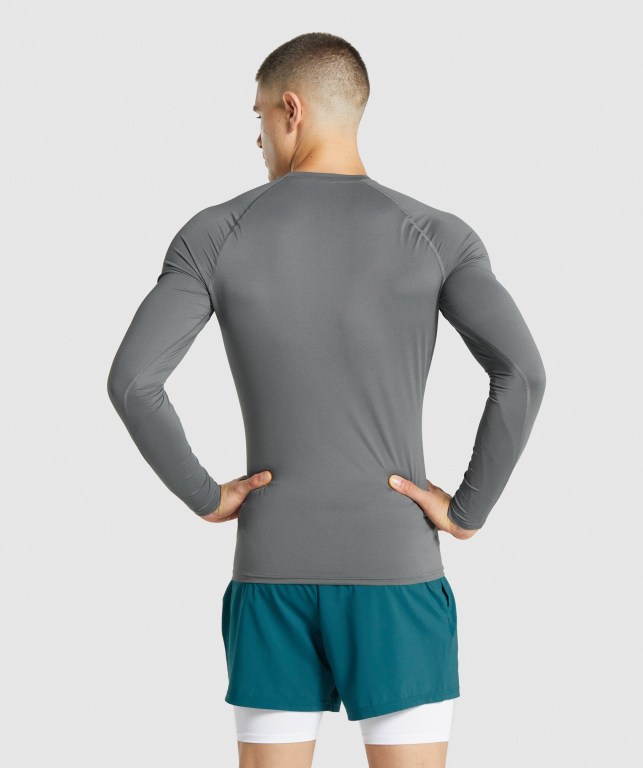 Sudaderas Gymshark Element Baselayer Gris | U672KhC9vIP