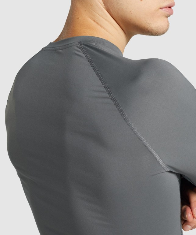 Sudaderas Gymshark Element Baselayer Gris | U672KhC9vIP