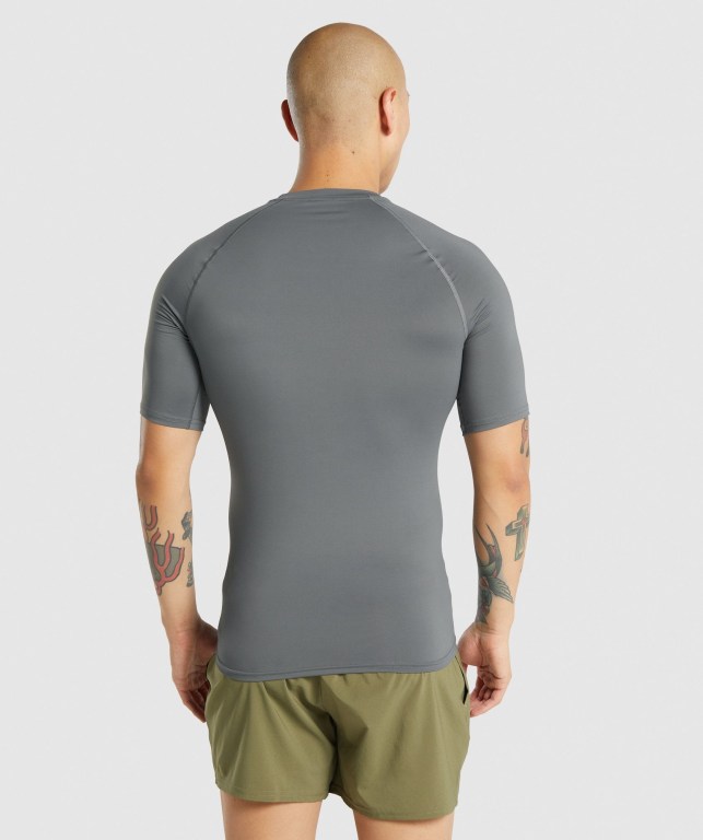 Sudaderas Gymshark Element Baselayer Gris | rPue4DbgrVa