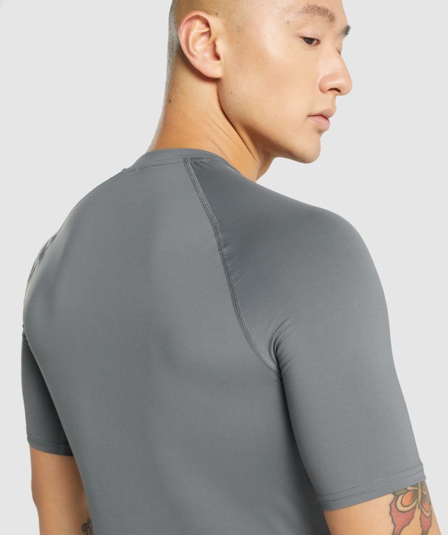 Sudaderas Gymshark Element Baselayer Gris | rPue4DbgrVa