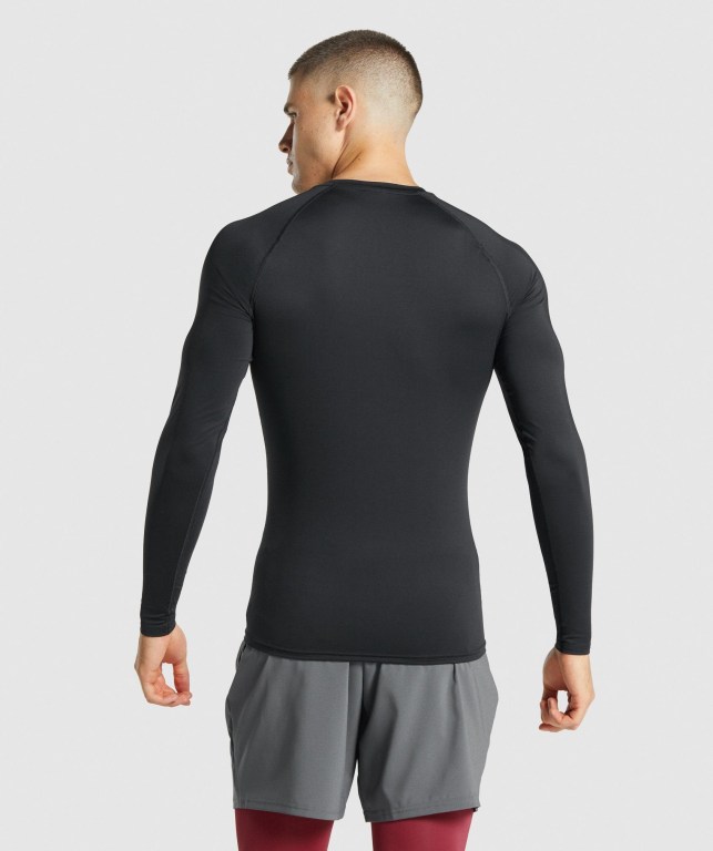 Sudaderas Gymshark Element Baselayer Negras | PIth3zsJpU7