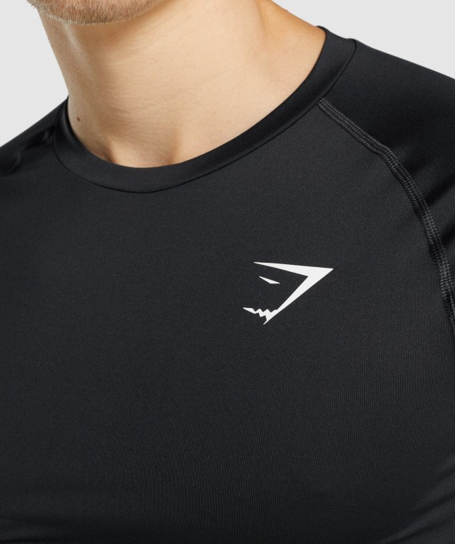 Sudaderas Gymshark Element Baselayer Negras | PIth3zsJpU7