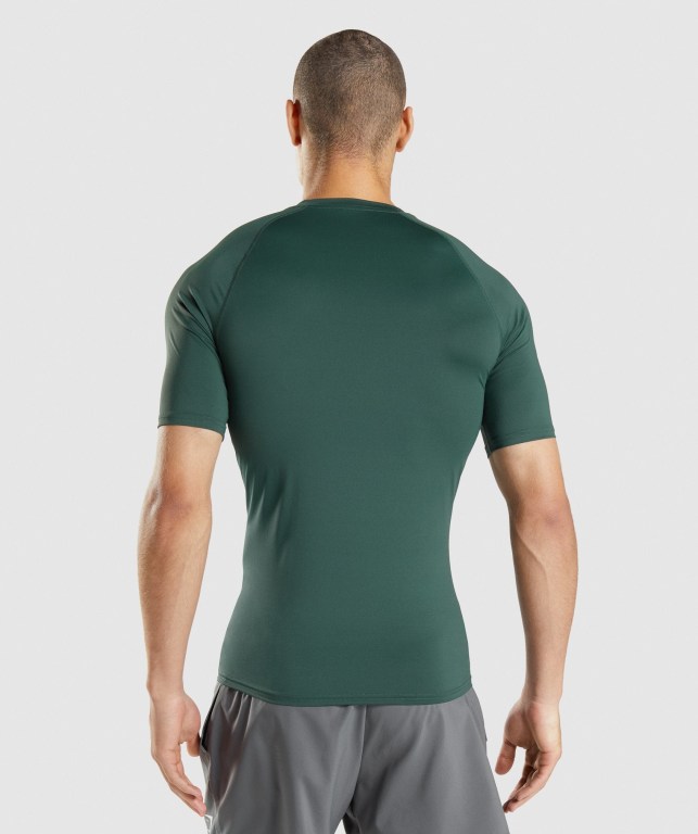 Sudaderas Gymshark Element Baselayer Verde Oscuro | JQFnpRpVlXW