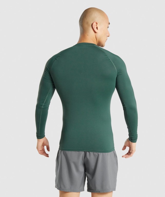 Sudaderas Gymshark Element Baselayer Verde Oscuro | mzbsCloKxAG