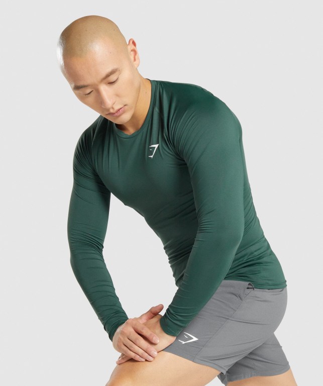 Sudaderas Gymshark Element Baselayer Verde Oscuro | mzbsCloKxAG