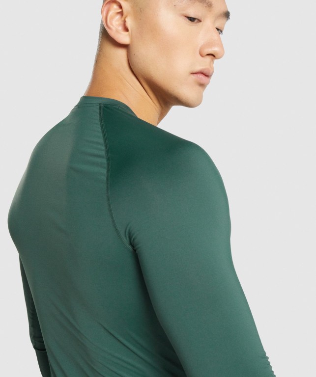 Sudaderas Gymshark Element Baselayer Verde Oscuro | mzbsCloKxAG