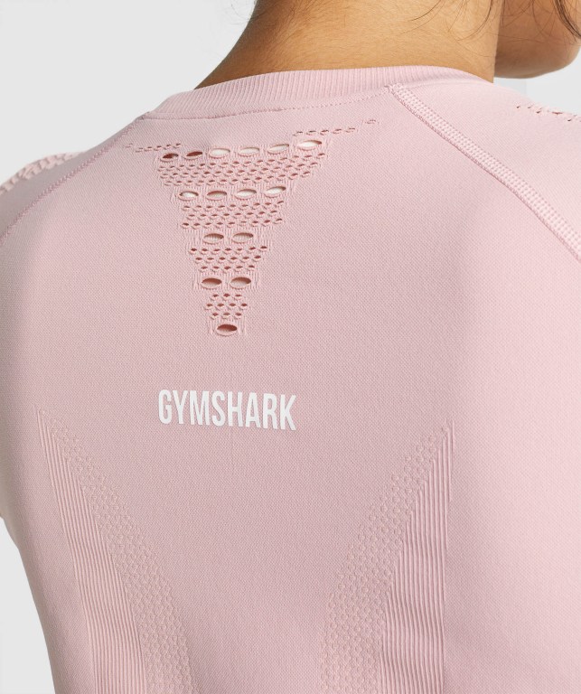 Sudaderas Gymshark Energy Seamless Rosas Claro | EF6TOBLunLH