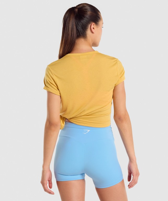 Sudaderas Gymshark Essential Amarillo | kzgTXS3teQl