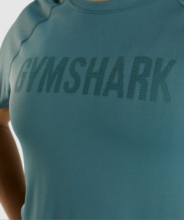 Sudaderas Gymshark Fit Seamless Verde Oscuro | JTpDWBL1GTp