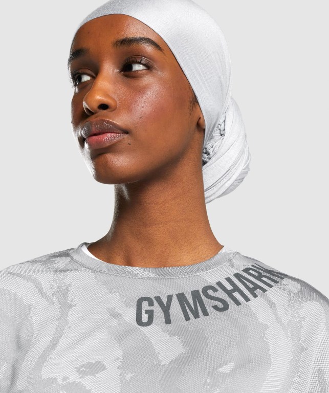 Sudaderas Gymshark GS Power Crop Top Gris | cKGZVcEUPjO