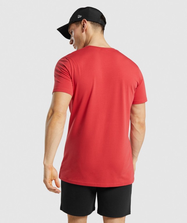 Sudaderas Gymshark Legacy Rojas | ZQKgeQO9lFj