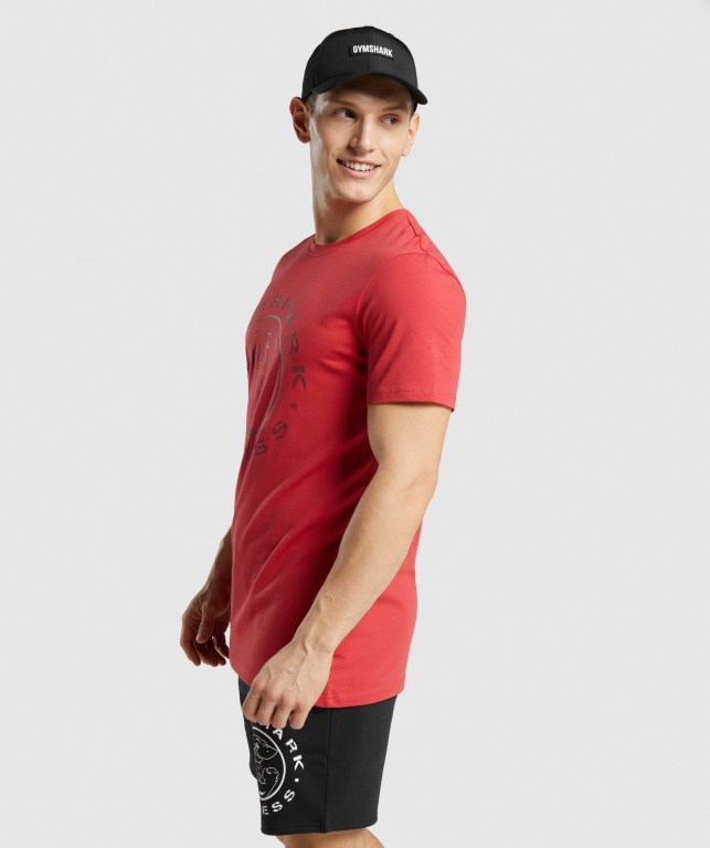 Sudaderas Gymshark Legacy Rojas | ZQKgeQO9lFj