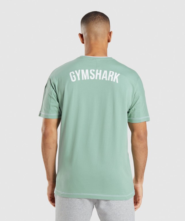 Sudaderas Gymshark Recess Azules Blancas | f3dJjt973yR