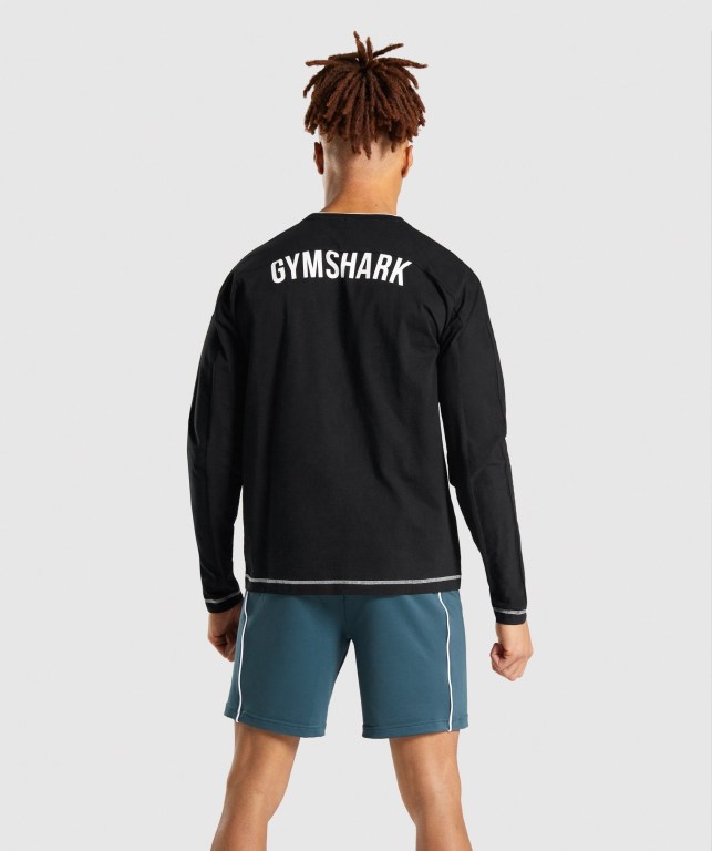 Sudaderas Gymshark Recess Negras | dEw5bX3yeXY