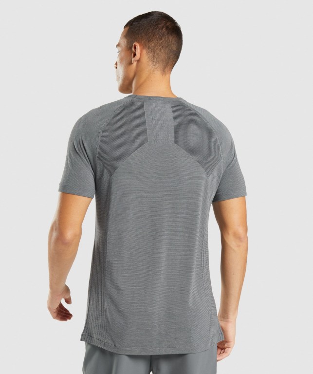 Sudaderas Gymshark Retake Seamless Negras Gris | 9JyRB2ncpaH