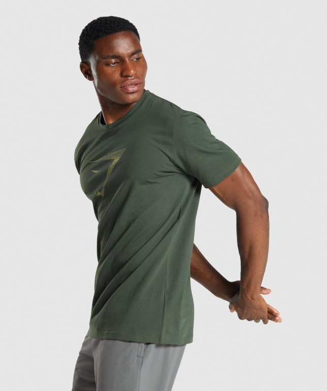 Sudaderas Gymshark Sharkhead Infill Verde Oscuro | Tqum5k2cDNg