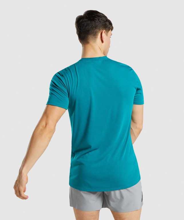 Sudaderas Gymshark Sports Turquesa | H8qujh6ROTB