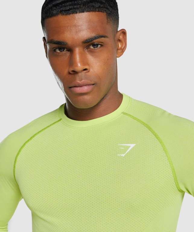 Sudaderas Gymshark Vital Light seamless Amarillo | 2uYGDaklNdU