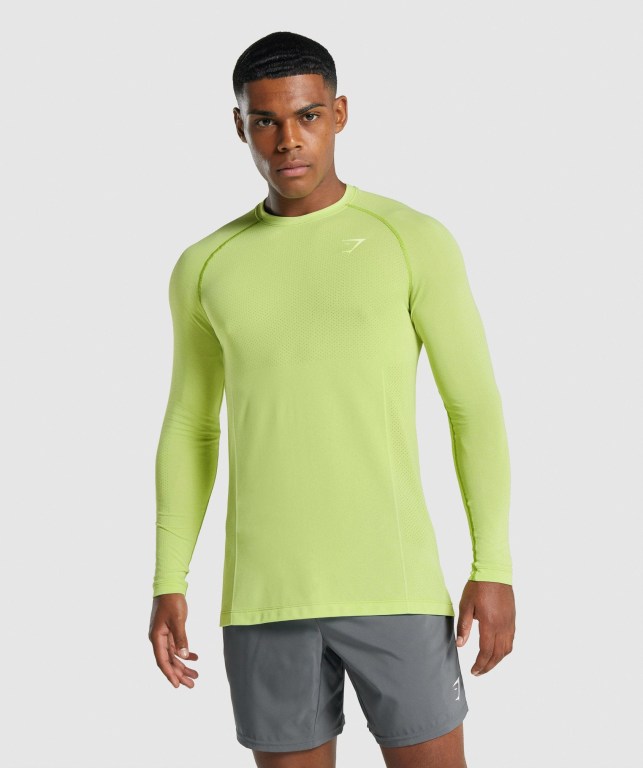 Sudaderas Gymshark Vital Light seamless Amarillo | 2uYGDaklNdU