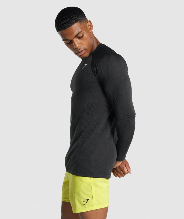 Sudaderas Gymshark Vital Light seamless Negras | MuyDnCXHxG1