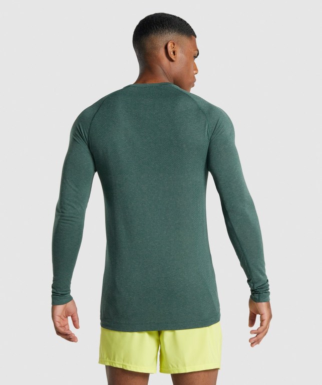 Sudaderas Gymshark Vital Light seamless Verde Oscuro | oahfuajNPKe