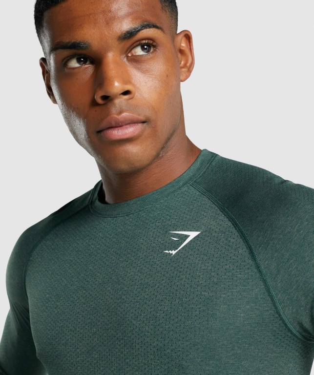 Sudaderas Gymshark Vital Light seamless Verde Oscuro | oahfuajNPKe