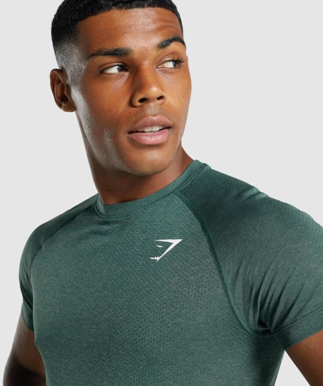 Sudaderas Gymshark Vital Light seamless Verde Oscuro | zo55efLlQmh