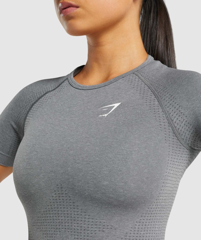 Sudaderas Gymshark Vital Seamless 2.0 Gris | eRA3w37zlfa