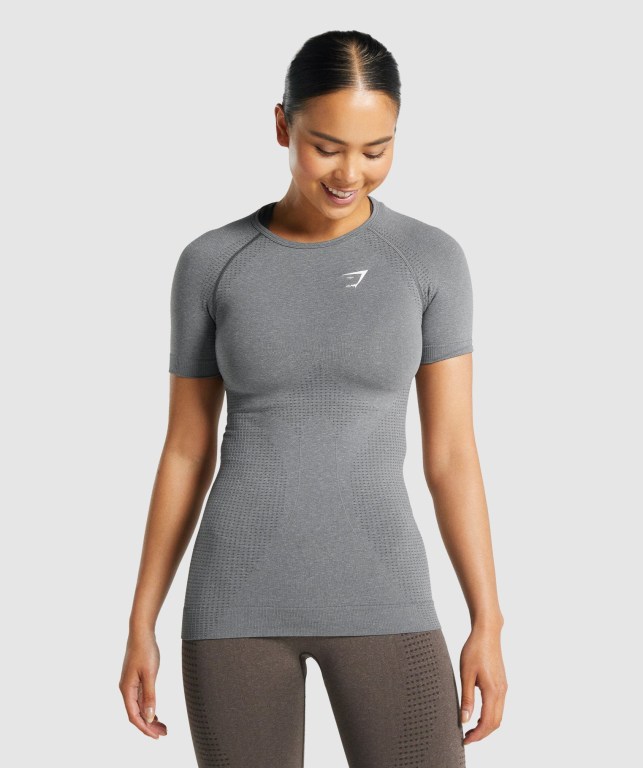 Sudaderas Gymshark Vital Seamless 2.0 Gris | eRA3w37zlfa