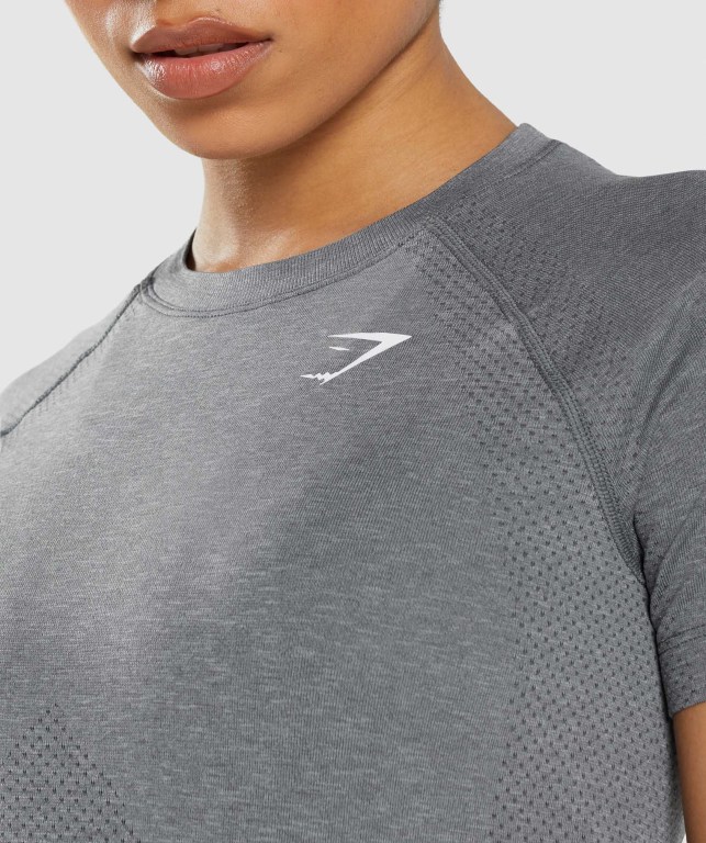 Sudaderas Gymshark Vital Seamless 2.0 Light Gris | pbdEkcvIlRj