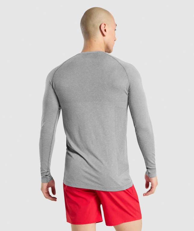 Sudaderas Gymshark Vital Seamless Gris | tRLkuFkDcL6