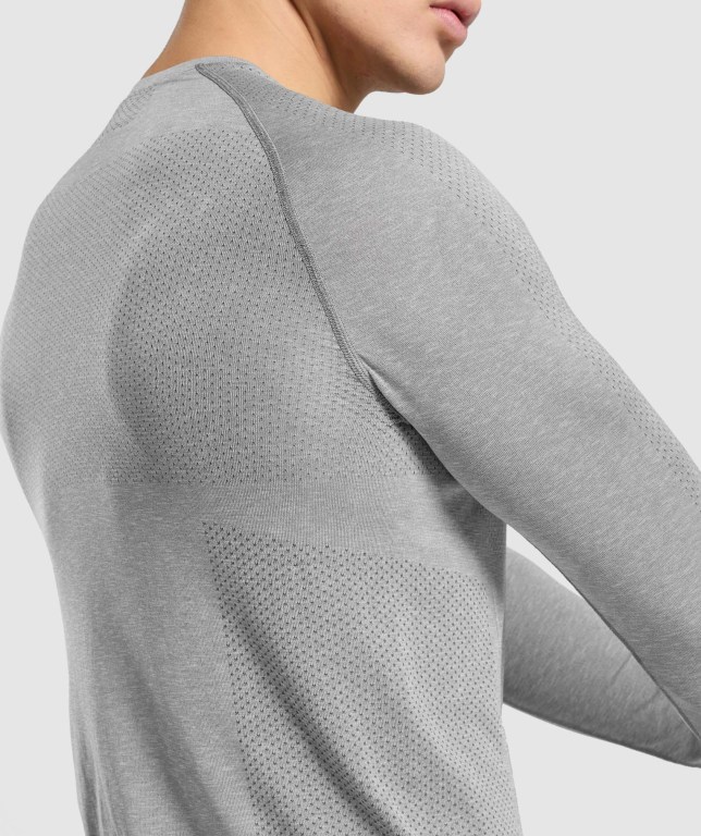 Sudaderas Gymshark Vital Seamless Gris | tRLkuFkDcL6