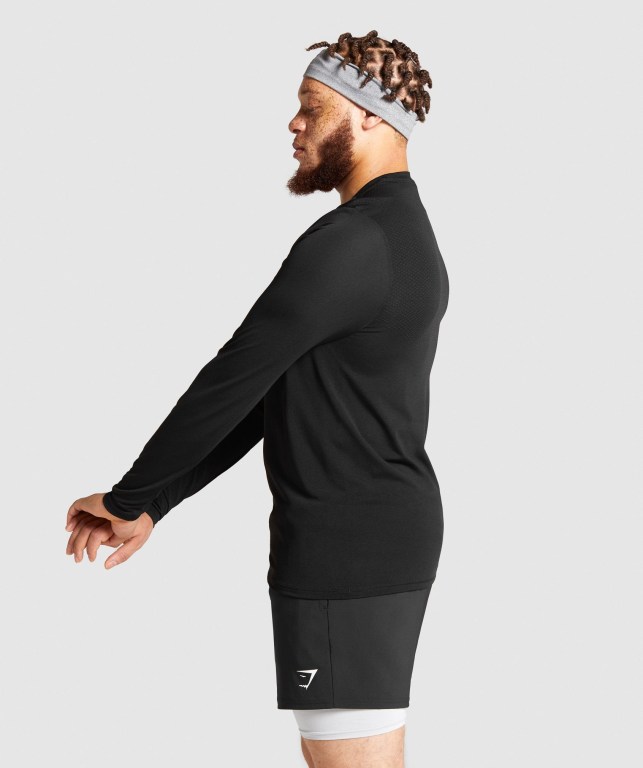 Sudaderas Gymshark Vital Seamless Negras | bIbzvy2dL29