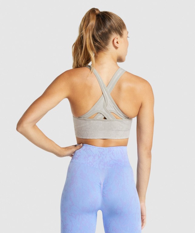 Sujetadores Deportivos Gymshark Adapt Animal Seamless Sports Bra Gris | oy7CpraVZkr