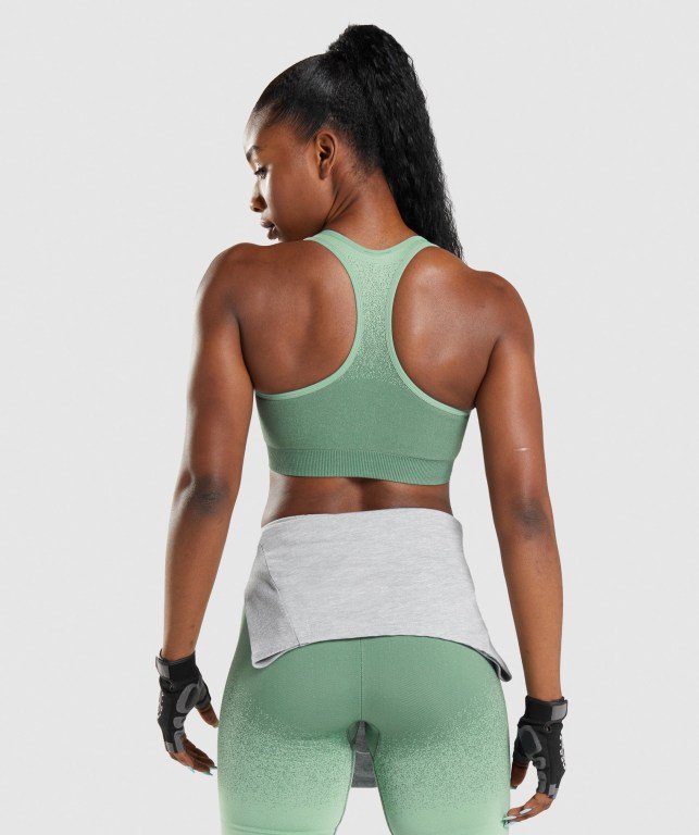 Sujetadores Deportivos Gymshark Adapt Ombre Seamless Sports Bra Verde Verde Claro | FMc7VeLHE4K