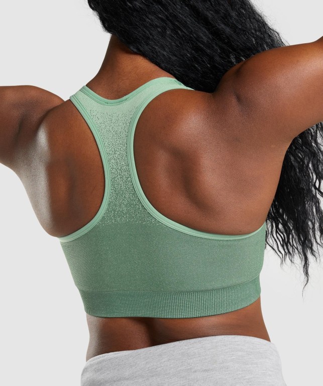 Sujetadores Deportivos Gymshark Adapt Ombre Seamless Sports Bra Verde Verde Claro | FMc7VeLHE4K