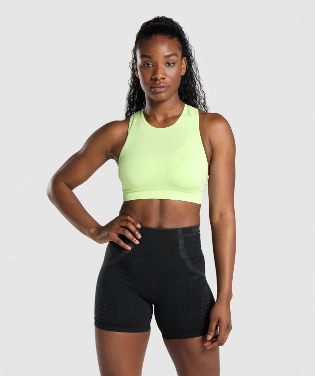 Sujetadores Deportivos Gymshark Apex Seamless Sports Bra Verde Verde Claro | a614Zsz9O9R