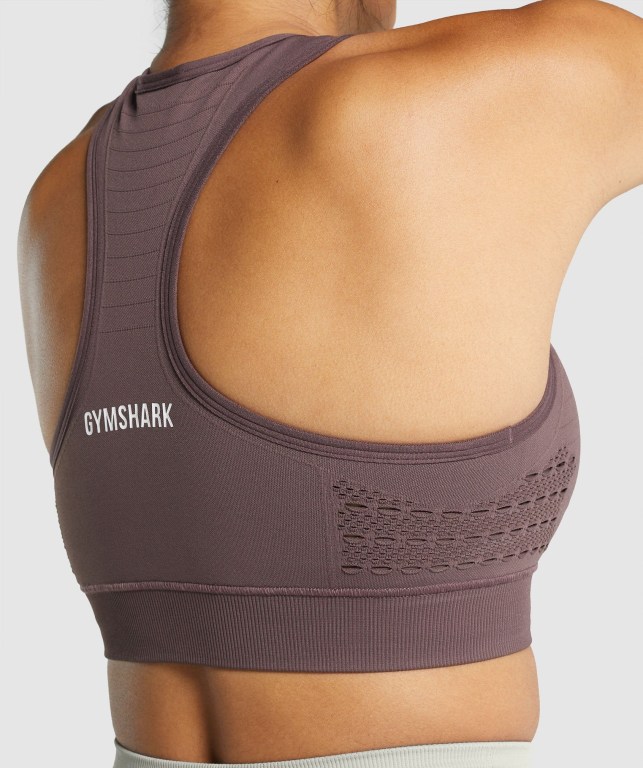 Sujetadores Deportivos Gymshark Energy Seamless Sports Bra Marrones | j1SfVlj5Xy5